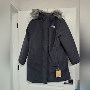 The North Face Black Parka with Faux Fur Trim